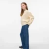 Jeans taille haute à jambes larges Vmtessa