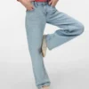 Jeans taille haute à jambes larges Vmtessa