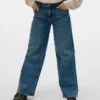 Jeans taille haute à jambes larges Vmtessa