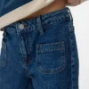 Jeans taille haute à jambes larges Vmtessa