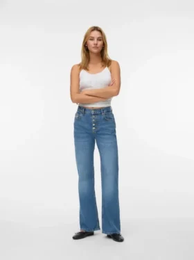 Jeans taille haute « Mom Fit » Awemily