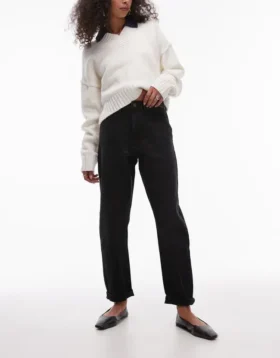 Jeans taille haute « Mom Fit » de Topshop