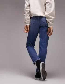 Jeans taille haute « Mom Fit » de Topshop