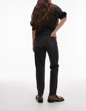 Jeans taille haute « Mom Fit » de Topshop