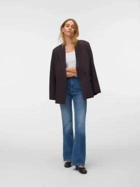 Jeans taille haute évasé Vmgigi