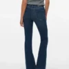 Jeans taille haute évasé Vmgigi