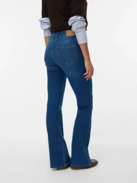 Jeans taille haute évasé Vmsiga