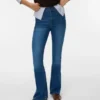 Jeans taille haute évasé Vmsiga