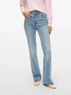 Jeans taille haute évasé Vmtanna