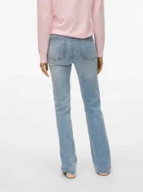 Jeans taille haute évasé Vmtanna