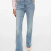 Jeans taille haute évasé Vmtanna