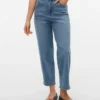 Jeans taille haute Vmbetty coupe « mom »