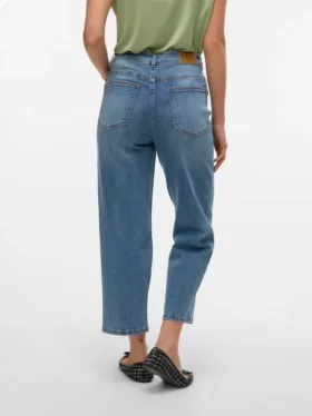 Jeans taille haute Vmbetty coupe « mom »