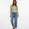 Jeans taille haute Vmbetty coupe « mom »