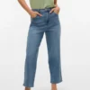 Jeans taille haute Vmbetty coupe « mom »