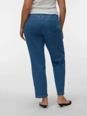 Jeans taille haute Vmclusia, coupe « Mom Fit »