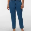 Jeans taille haute Vmclusia, coupe « Mom Fit »