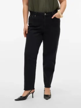 Jeans taille haute Vmctessa, coupe « mom fit »