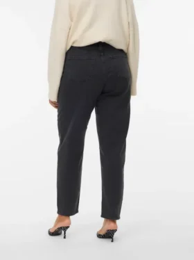 Jeans taille haute Vmctessa, coupe « mom fit »