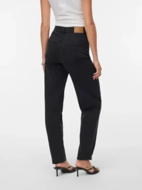 Jeans taille haute Vmtessa coupe « mom »