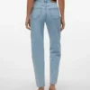 Jeans taille haute Vmtessa coupe « mom »