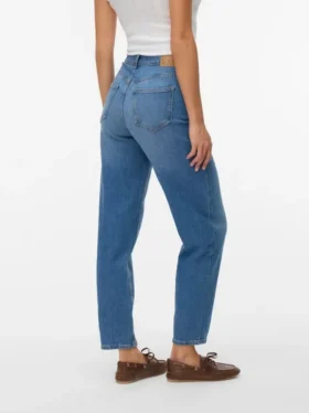 Jeans taille haute Vmtessa coupe « mom »