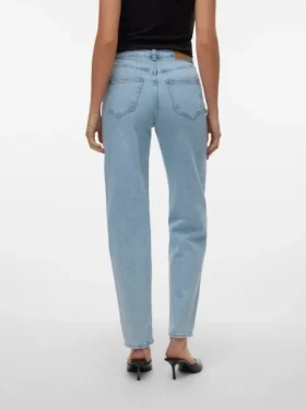 Jeans taille haute Vmtessa coupe « mom »