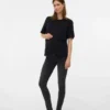 Jeans taille mi-haute coupe ajustée