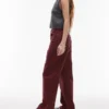 Jeans taille moyenne à jambes larges Topshop