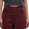 Jeans taille moyenne à jambes larges Topshop