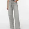 Jeans taille très haute à coupe large Vmkathy