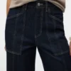 Jeans taille très haute à coupe large Vmkathy