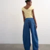 Jeans Tsbelle à taille mi-haute et coupe Barrel Fit