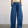Jeans Tsbelle à taille mi-haute et coupe Barrel Fit