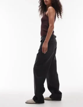 Jeans Tscinch à taille basse et coupe large