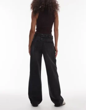 Jeans Tscinch à taille basse et coupe large