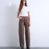 Jeans Tscinch à taille basse et coupe large