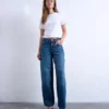 Jeans Tscinch à taille basse et coupe large