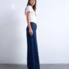 Jeans Tsclara à taille mi-haute et coupe large