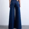 Jeans Tsclara à taille mi-haute et coupe large