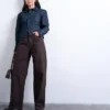 Jeans Tscolumn à taille mi-haute et coupe classique