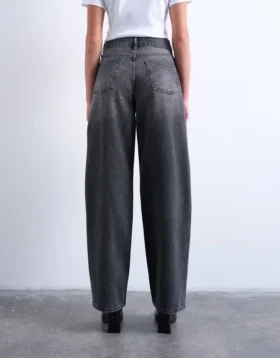 Jeans Tscolumn à taille mi-haute et coupe classique