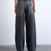 Jeans Tscolumn à taille mi-haute et coupe classique