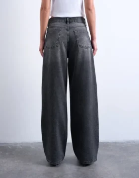 Jeans Tscolumn à taille mi-haute et coupe classique