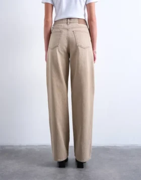 Jeans Tscolumn à taille mi-haute et coupe classique