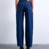 Jeans Tscolumn à taille mi-haute et coupe classique
