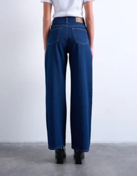 Jeans Tscolumn à taille mi-haute et coupe classique