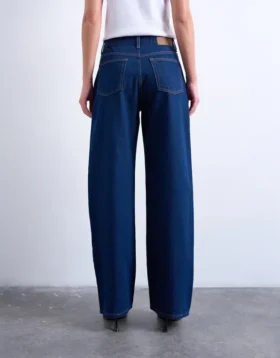 Jeans Tscolumn à taille mi-haute et coupe classique