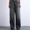 Jeans Tscolumn à taille mi-haute et coupe classique