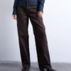 Jeans Tscolumn à taille mi-haute et coupe classique